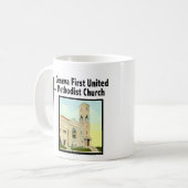 Kirche FENSTER Tasse (Vorderseite Links)