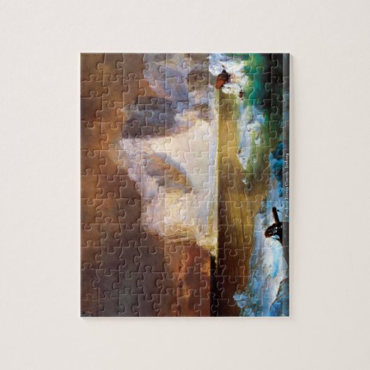 Kirche Frederic Edwin - Eisbergpuzzlespiel Puzzle (Vertikal)