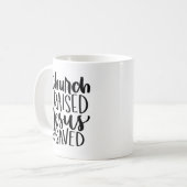 Kirche Gerettet Jesus Kaffeetasse (Vorderseite Links)