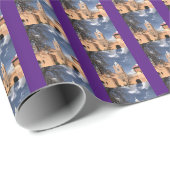 Kirche Geschenkpapier (Rolleneckpunkt)