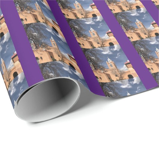 Kirche Geschenkpapier (Rolleneckpunkt)