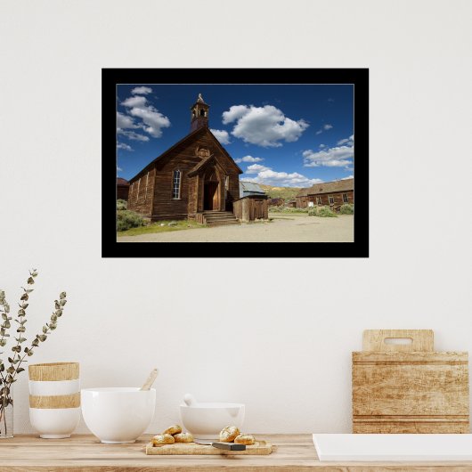 Kirche Ghost Town Poster (Küche)