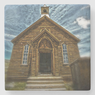 Kirche Ghost Town Steinuntersetzer