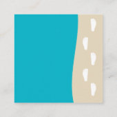 Kirche glauben Darstellungs-Karten Quadratische Visitenkarte (Rückseite)