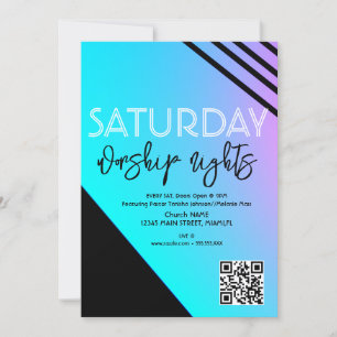 Kirche Gottesdienstnächte Jugendministerium Flyer Einladung