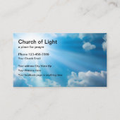 Kirche Göttliches Licht Visitenkarte (Vorderseite)