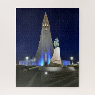 Kirche Hallgrimskirkja in Reykjavik Island Puzzle
