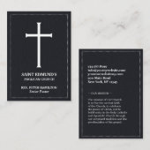 Kirche Heiliges Kreuz Cubby Business Cards Visitenkarte (Vorne/Hinten)