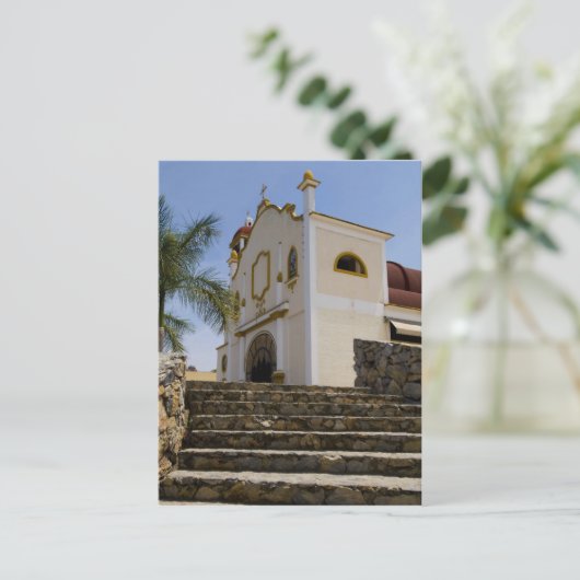 Kirche Huatulco 4 Postkarte (Stehend Vorderseite)