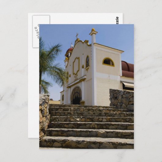 Kirche Huatulco 4 Postkarte (Vorne/Hinten)