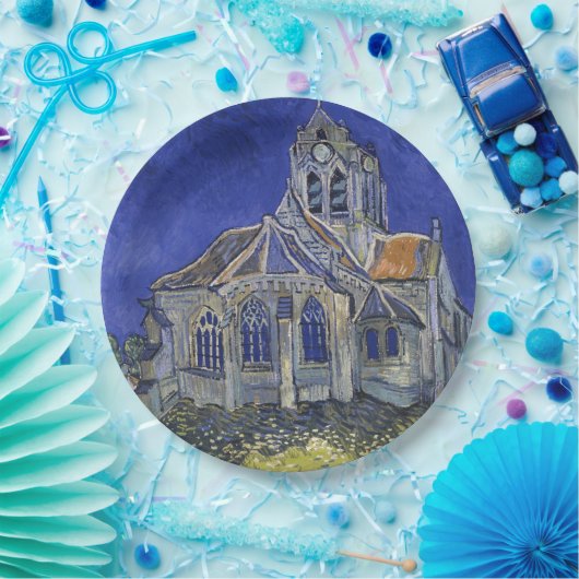 Kirche im Auvers-sur-Oise durch Vincent van Gogh Pappteller (Party)