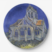 Kirche im Auvers-sur-Oise durch Vincent van Gogh Pappteller (Vorderseite)