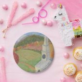 Kirche im Land-Pappteller Pappteller (Party)