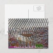 Kirche im Rock Helsinki Postkarte (Vorne/Hinten)