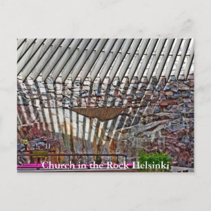 Kirche im Rock Helsinki Postkarte