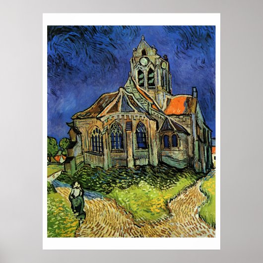 Kirche in Auvers, The Poster (Vorne)