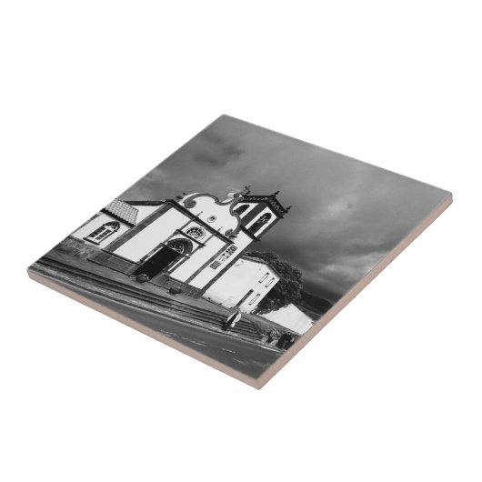 Kirche in Azoren Fliese (Seite)