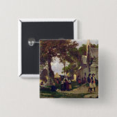 Kirche in Bretagne Button (Vorne & Hinten)