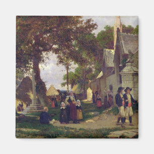 Kirche in Bretagne Magnet
