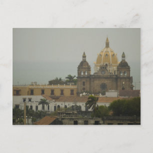 Kirche in Cartagena, Kolumbien Postkarte