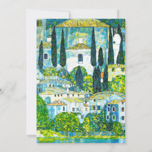 Kirche in Cassone Gustav Klimt Einladung