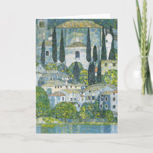 Kirche in Cassone von Gustav Klimt Karte