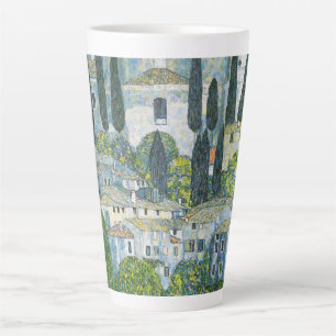 Kirche in Cassone von Gustav Klimt Milchtasse