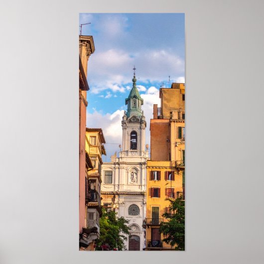 Kirche in der Stadt Poster (Vorne)