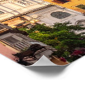 Kirche in der Stadt Poster (Ecke)