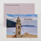 Kirche in Dubrovnik Kroatien Postkarte (Vorne/Hinten)