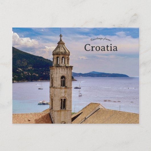 Kirche in Dubrovnik Kroatien Postkarte (Vorderseite)