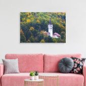 Kirche in einem Regenwald in Slowenien Leinwanddruck (Insitu (Wohnzimmer))