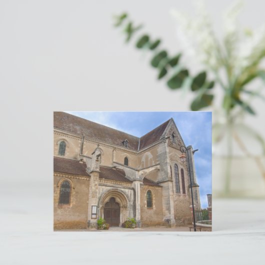 Kirche in Frankreich Postkarte (Stehend Vorderseite)