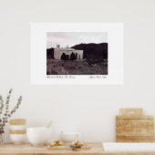 Kirche in Golden, New Mexico Poster (Küche)