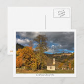 Kirche in Korbu Postkarte (Vorne/Hinten)