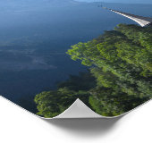 Kirche in Lauterbrunnen, Schweiz Poster (Ecke)