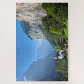 Kirche in Lauterbrunnen, Schweiz Puzzle (Vertikal)