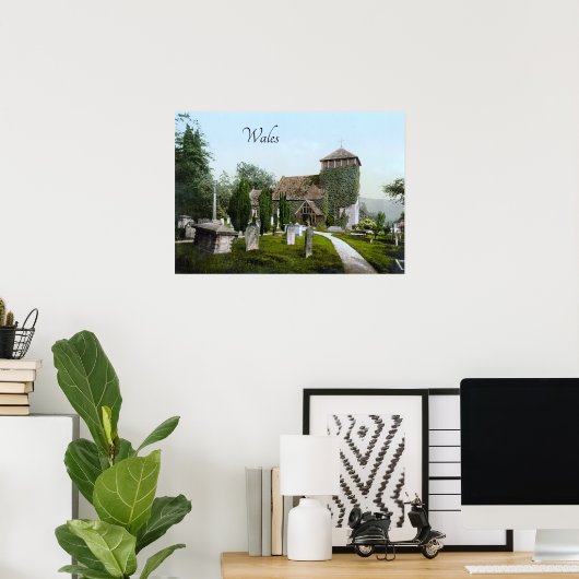 Kirche in Monmouth (1900) Poster (Heimbüro)