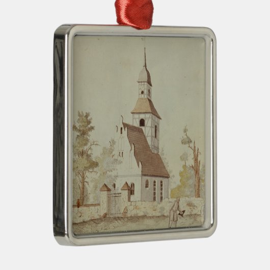 Kirche in Pankow, Berlin Silbernes Ornament (Rechts)