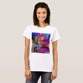 Kirche in psychedelischer Landschaft 5 T-Shirt (Vorne ganz)