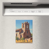Kirche in Santa Fe New Mexico Magnet (In Situ (Geschirrspüler))