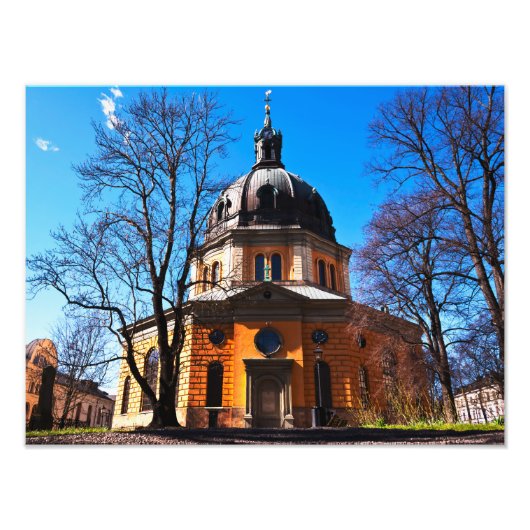 Kirche in Schweden Fotodruck (Vorne)