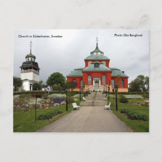 Kirche in Söderhamn, Schweden, Pho... Postkarte
