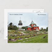 Kirche in Söderhamn, Schweden, Pho... Postkarte (Vorne/Hinten)