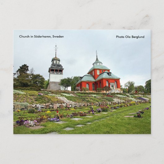Kirche in Söderhamn, Schweden, Pho... Postkarte (Vorderseite)