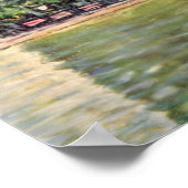 Kirche in Unterach am Attersee von Gustav Klimt Poster (Ecke)