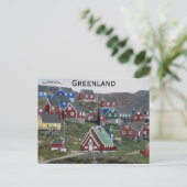 Kirche in Upernavik Grönland Postkarte (Stehend Vorderseite)