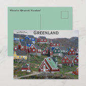 Kirche in Upernavik Grönland Postkarte (Vorne/Hinten)