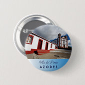 Kirche in Vila tun Porto Button (Vorne & Hinten)