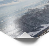 Kirche in Zillertal im Winter Foto drucken (Ecke)